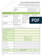 TRC New Customer Information Form