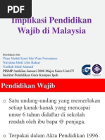 Implikasi Pendidikan Wajib Di Malaysia