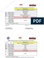 Jadual Kelas Malam Genap & Ganjil 2023 - Organized