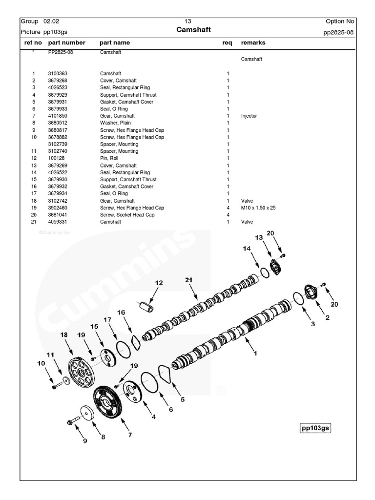 CUMMINS QSX15 Engine_Parts Catalog 79007291 20 PDF