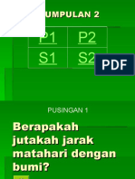 Kumpulan 2 Pusingan 1 Dan 2