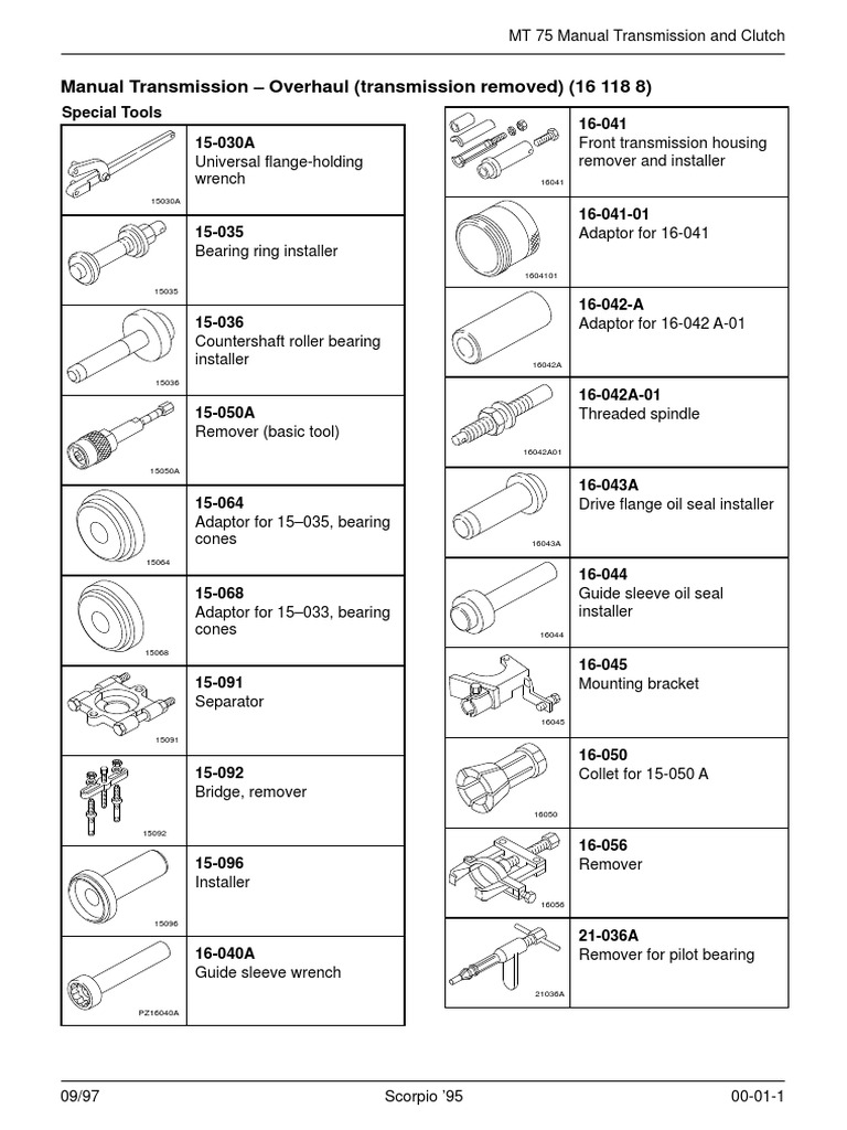 MT75 Overhaul | PDF | Manual Transmission | Bearing (Mechanical)