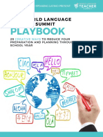 2022 World Language Teacher Summit Playbook v1