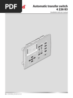 Automatic Transfer Switch 4 226 83: Installation and User Manual