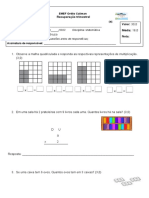 2 Prova de Matemática 2 Trimestre - 4 Ano RECUPERAÇÃO