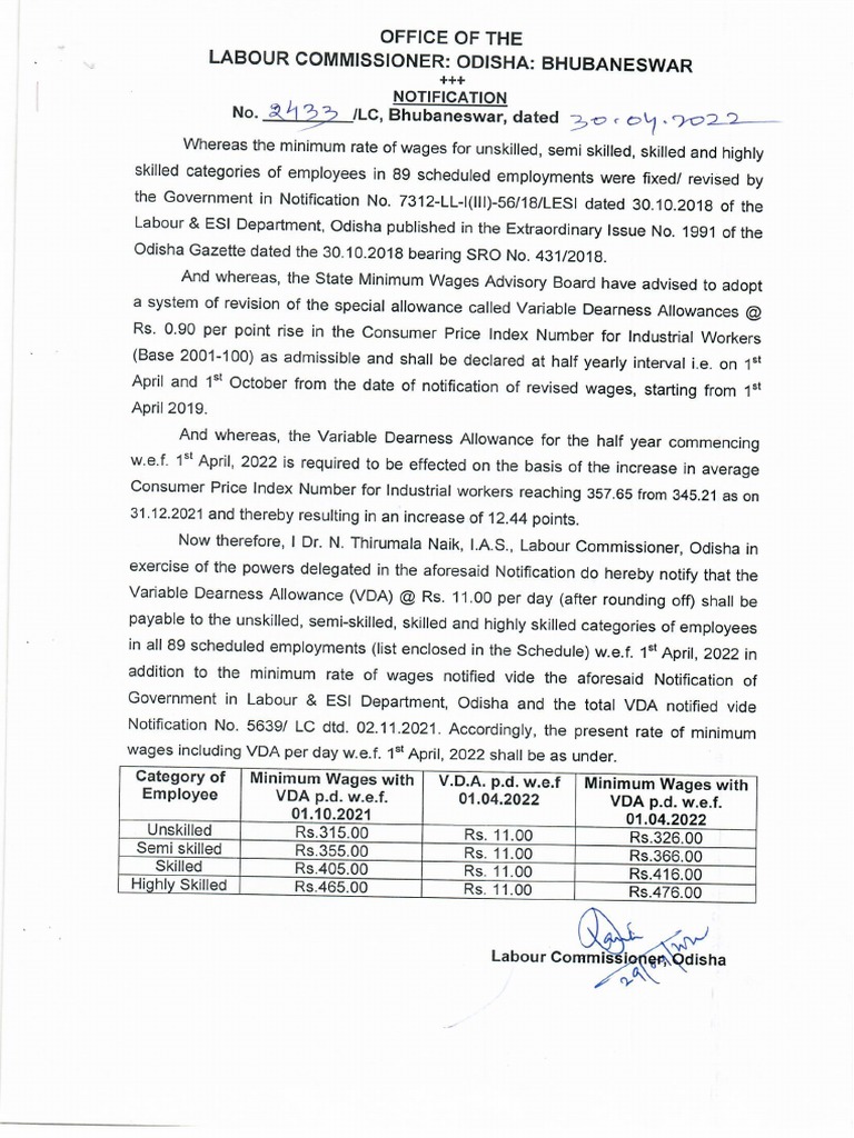 New Labour Rate | PDF