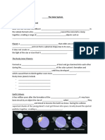 03 The Solar System Notes