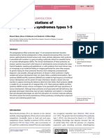 Clinical Manifestations of Paraganglioma Syndromes Types 1-5