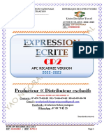 Expression Ecrite CP2-1