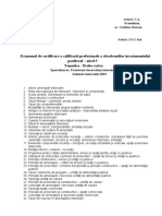PDI Tematica Proba Scrisa - 2023