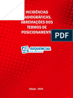 1 - Incidências Radiográficas, Abreviações Dos Termos de Posicionamento