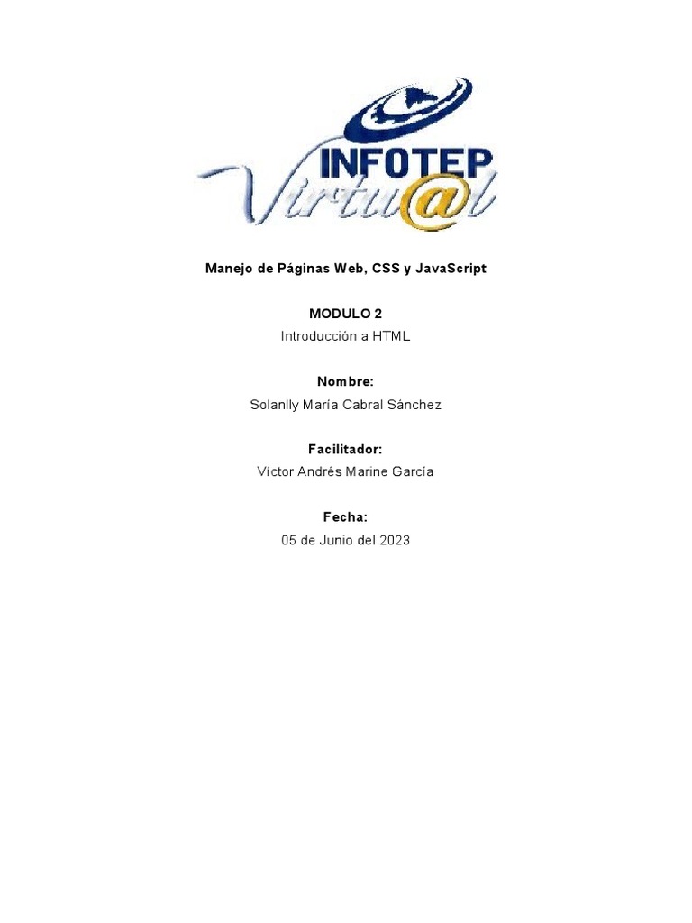 Manejo de HTML, CSS y JavaScript | PDF | Negocios