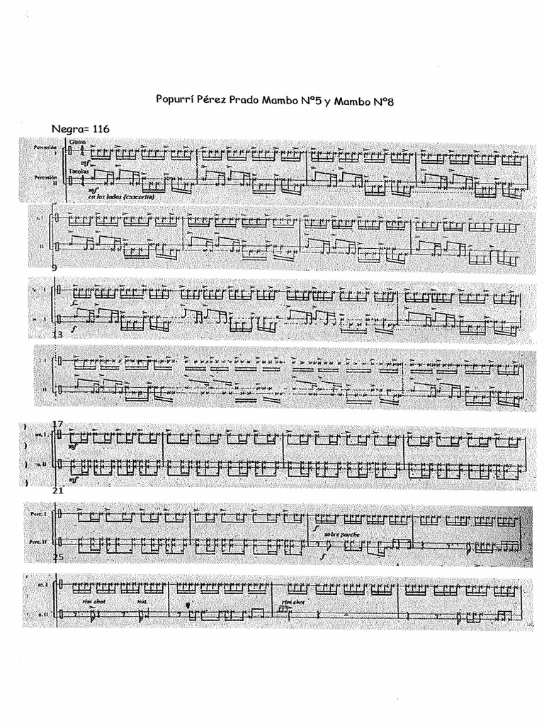 Percusion Mambos PDF