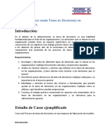 Trabajo Práctico #3 Toma de Decisiones en Organizaciones Con CC