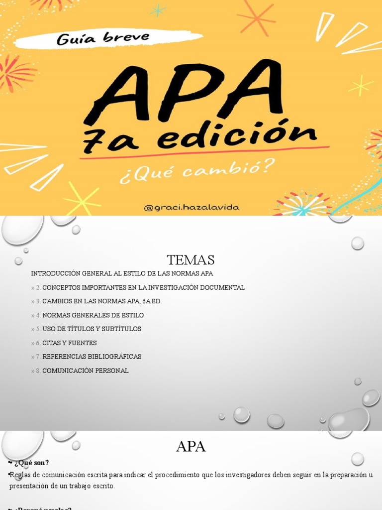 APA+7ma.+edición Pt. 1 | PDF | Citación | Escritura