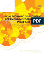 Local Economic Development For Employment Generation, Peace and Security Approaches, Tools, and Good Practic