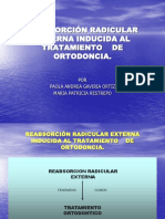 Reabsorcion Radicular Externa Inducida Al Tratamiento de Ortodoncia