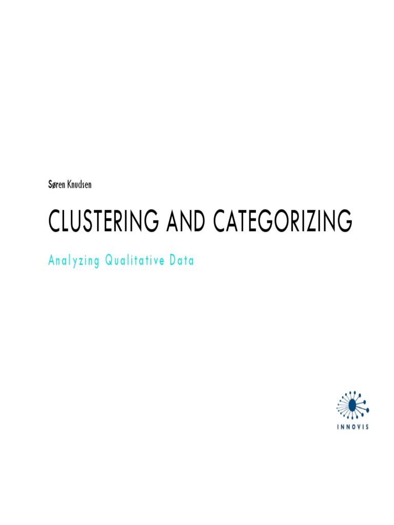 Tutorial Clustering - And.categorizing | PDF | Qualitative Research | Data