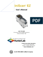 Miniscan Ez User Manual (2) Hunter Lab
