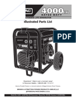 Generator 4000 EXL Illustrated Parts Breakdown