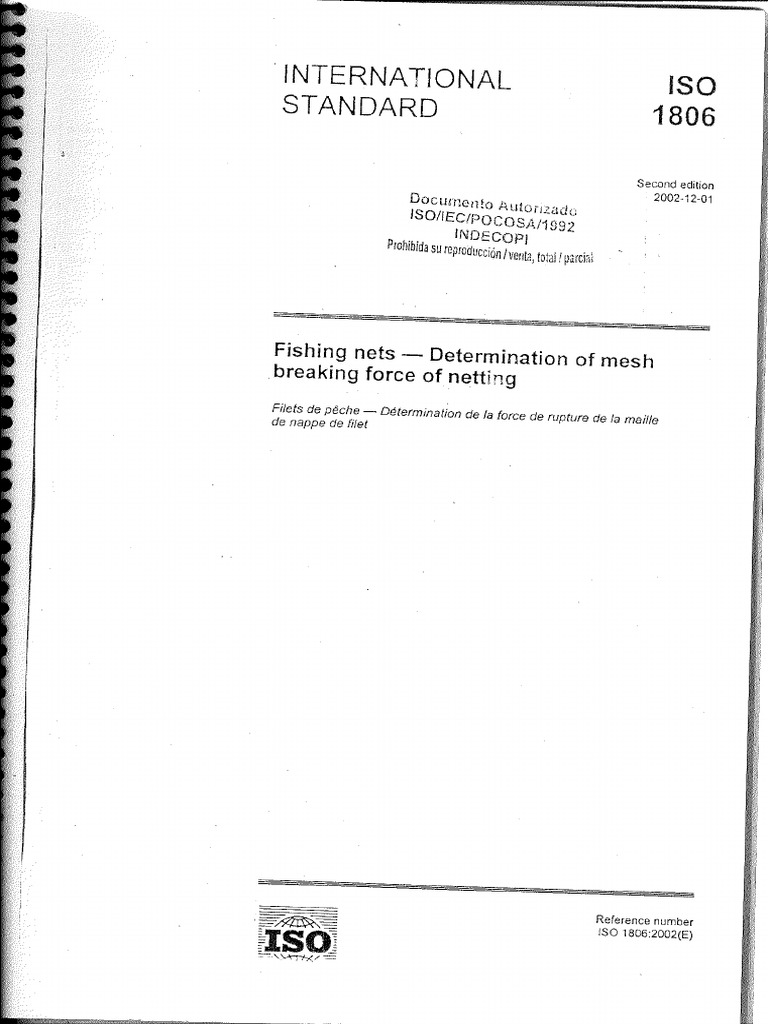 Iso 1806 | PDF