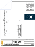 Poteau 40x100