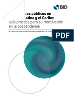 Los Espacios Publicos en America Latina y El Caribe Guia Practica para Su Reactivacion en La Pospandemia