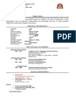 ALL STRAND Final Resume Format SAMPLE