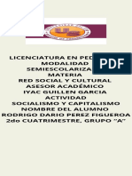 Capitalismo y Socialismo.