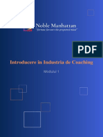 Modulul 1 - Introducere in Industria de Coaching