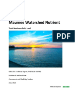 Maumee Watershed Nutrient TMDL Final