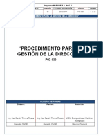 P03-GDG Proc. Gestión de La Dirección