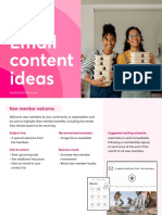 Email Content Ideas Nonprofit 1