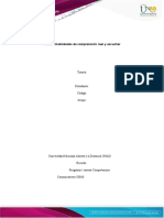 Plantilla Tarea 3 - Habilidades de Comprensión Leer y Escuchar