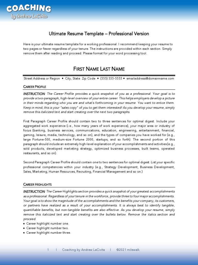b5vsl5ttTKmw3qTZ7jku Ultimate Resume Template Professional V10 by
