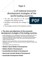 Specifics of National Economic Development Strategies of The World Leading Countries