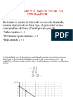 ELASTICIDAD Y EL GASTO TOTAL DEL Consumidor