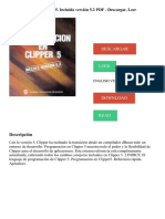 Programación en Clipper 5. Incluida Versión 5.2 PDF - Descargar, Leer