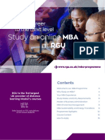 MBA Programme Brochure