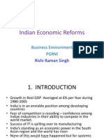 Business Environment - Indian Economic Reforms