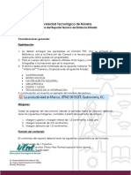 Formato Reporte Tecnico (UNIVERSIDAD TECNOLÓGICA DE MORELIA)