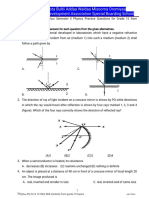 Physics Worksheet G12