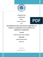 Procedimiento de Litis Sobre Derechos Registrados-Antonio Ramirez Isabel 2022-0143