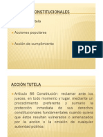 Acciones Constitucionales