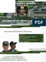 RENDICION DE CUENTAS Chuquisaca 2022