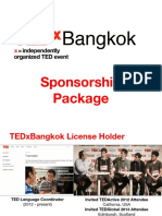 TEDxBangkok Sponsorship Pack
