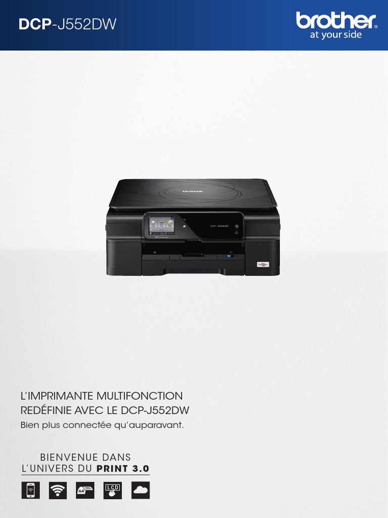 Brochure Brother DCP-J552DW | PDF | Imprimante (Informatique ...