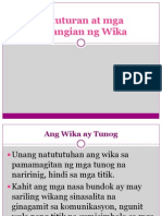 Katuturan at Mga Katangian NG Wika