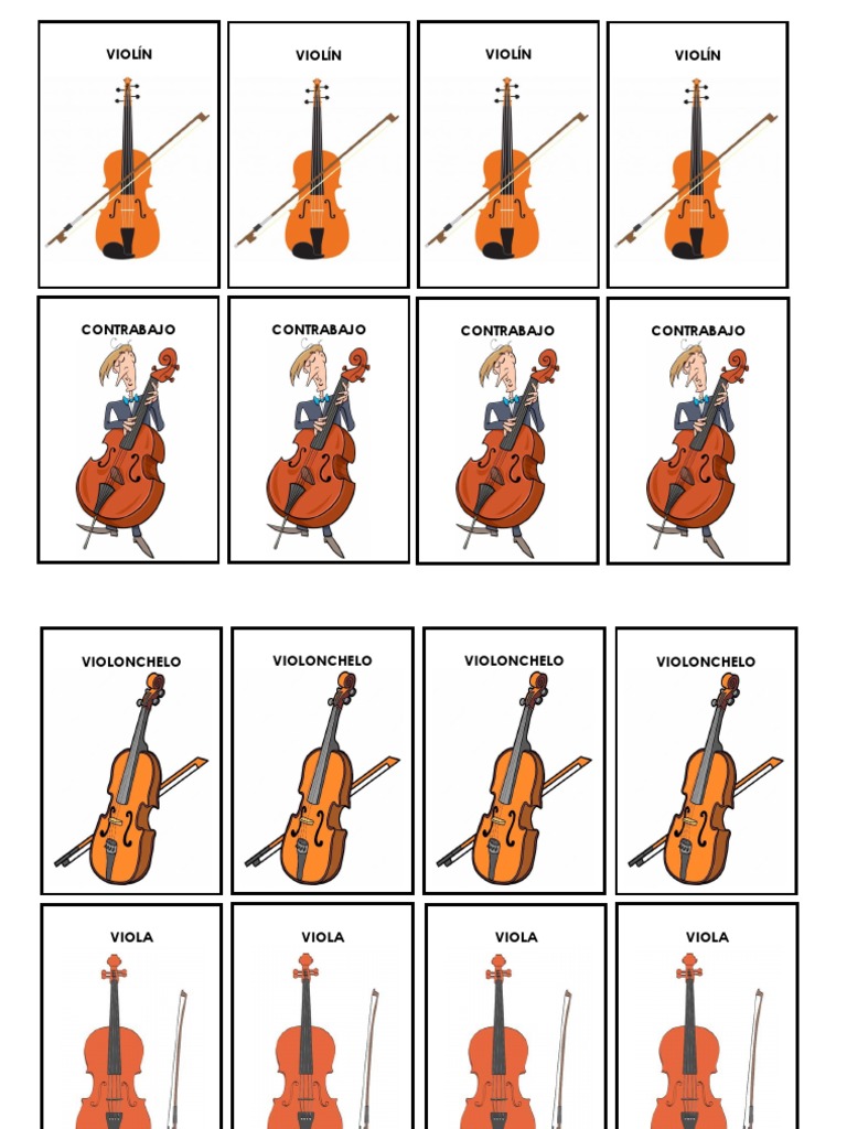 Ubicación de instrumentos en orquesta | PDF