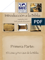 Introducción A La Biblia SEC 01-02 - Naturaleza y Organización de La Biblia